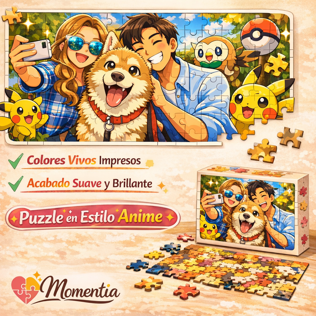 Tu Foto en Anime - Puzzle Personalizado