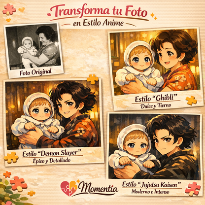 Tu Foto en Anime - Puzzle Personalizado