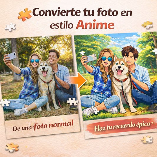 Tu Foto en Anime - Puzzle Personalizado