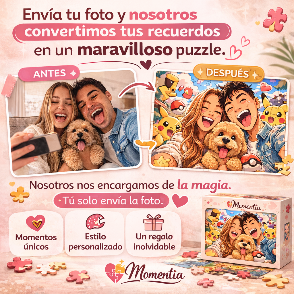 Tu Foto en Anime - Puzzle Personalizado