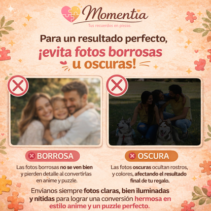 Tu Foto en Anime - Puzzle Personalizado